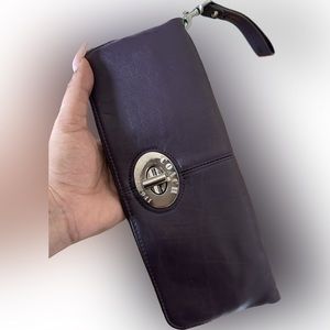 Purple Coach Clutch